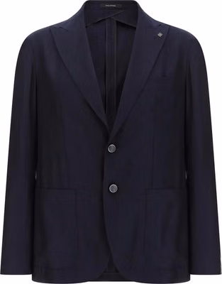 Blue Silk Blazer
