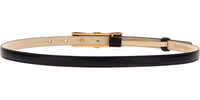 Black Calfskin Regular Belt 2