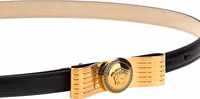 Black Calfskin Regular Belt 3