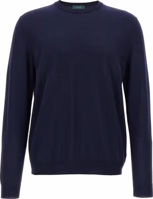 Blue Cotton Cardigan