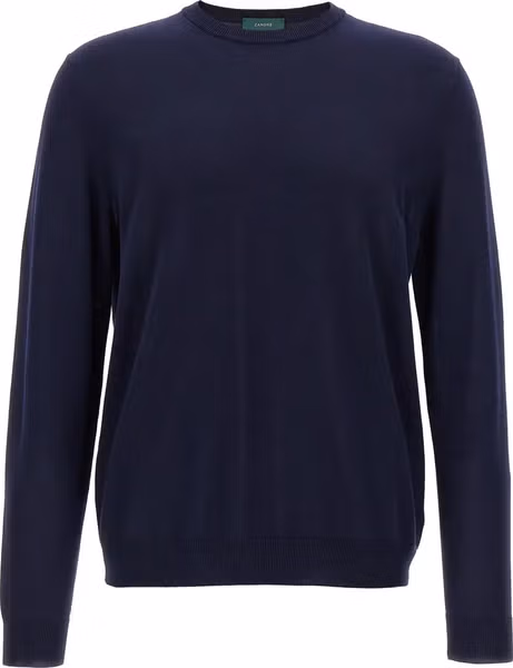 Blue Cotton Cardigan