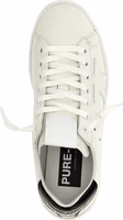 Black Cowhide Low Top Sneakers 4
