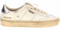 Silver Lamb Leather Low Top Sneakers 1