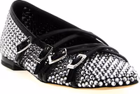 Black Polyamide Ballet Flats 2