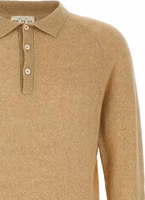 Beige Cotton Polo Shirt 3