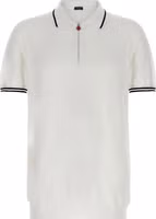 White Cotton Polo Shirt 1
