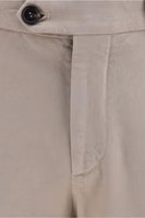 Beige Cotton Casual Pants 3