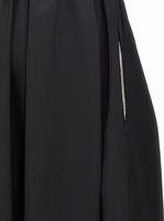 Black Wool Midi Skirt 4