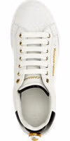 Bicolor Calfskin Low Top Sneakers 4