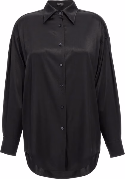 Black Silk Blouse