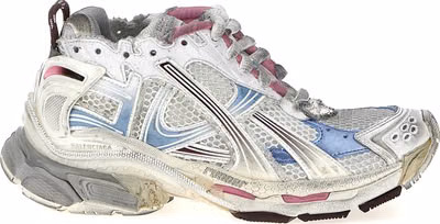 Multicolor Polyethylene Athletic Sneakers