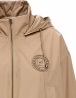 Brown Polyester Shell Jacket 3