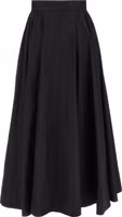 Black Polyester Mini Skirt 2