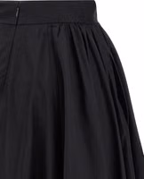 Black Polyester Mini Skirt 4