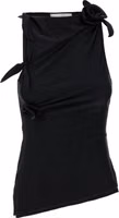 Black Polyamide Tank Tops 1