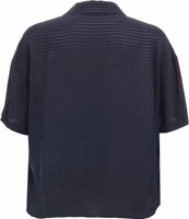 Blue Silk Polo Shirt 2