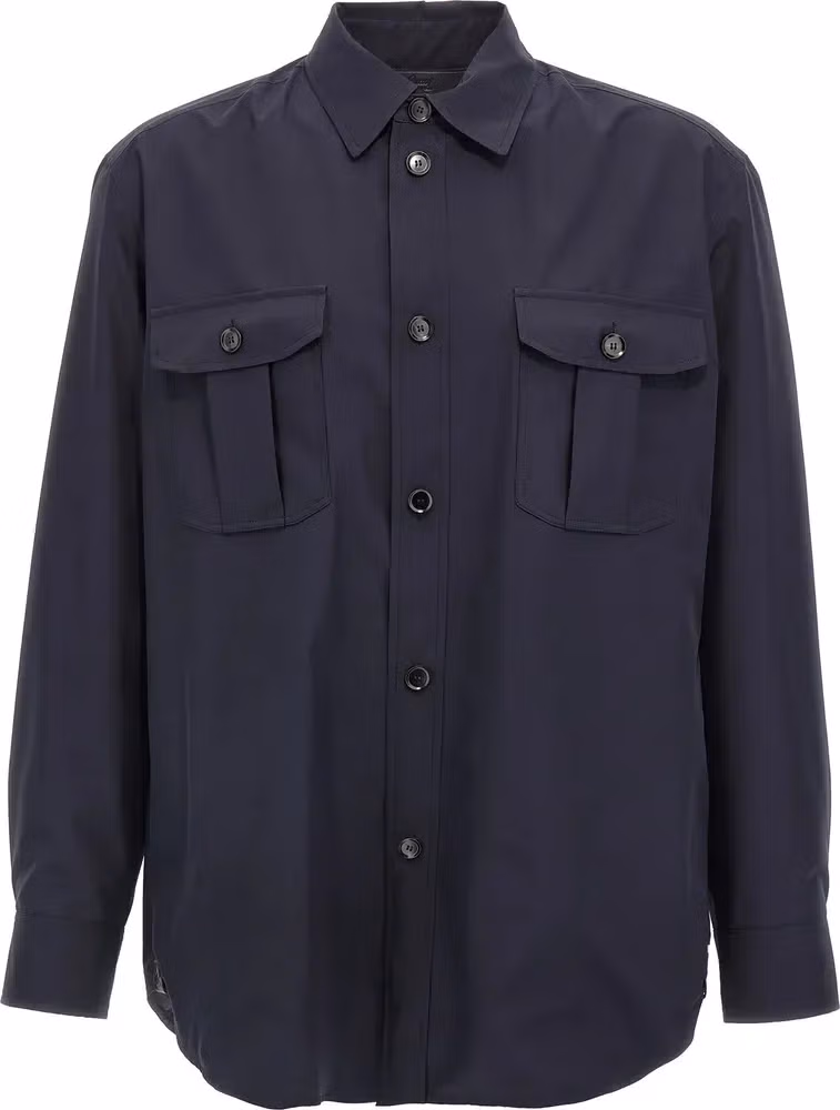 Blue Silk Jacket