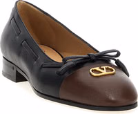 Multicolor Calfskin Ballet Flats 2