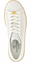 White Calfskin Low Top Sneakers 4