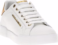 Gold Calfskin Low Top Sneakers 2