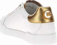 Gold Calfskin Low Top Sneakers 3