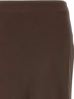 Brown Acetate Mini Skirt 3