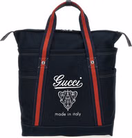 Blue Cotton Tote Bag 1