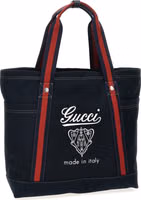 Blue Cotton Tote Bag 3