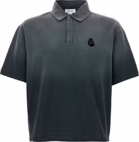 Gray Cotton Polo Shirt 1