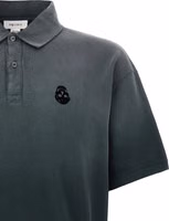 Gray Cotton Polo Shirt 3