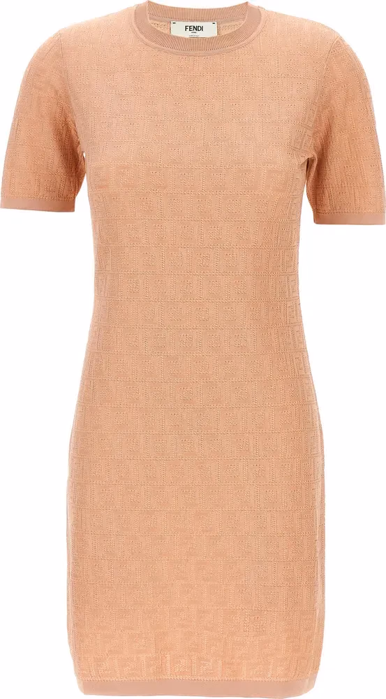 Multicolor Cotton Short Dress