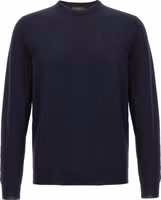 Blue Virgin Wool Cardigan 1
