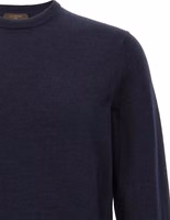Blue Virgin Wool Cardigan 3