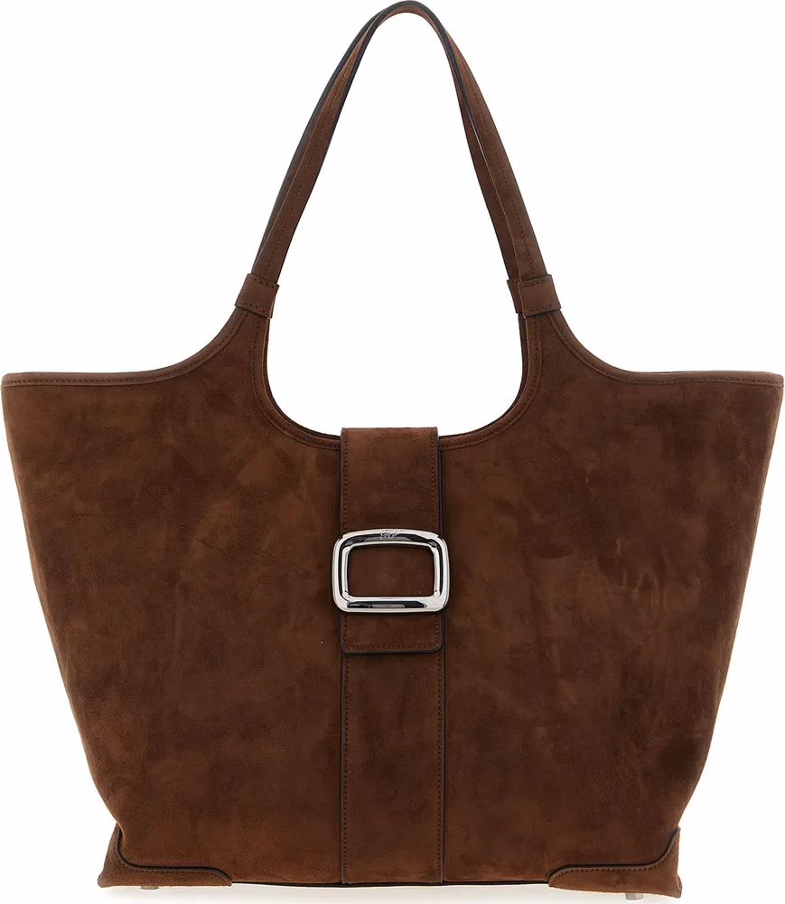 Brown Goatskin Tote Bag