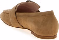 Beige Goatskin Slip-On Loafers 3
