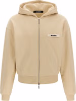 Beige Cotton Sweatshirt 1