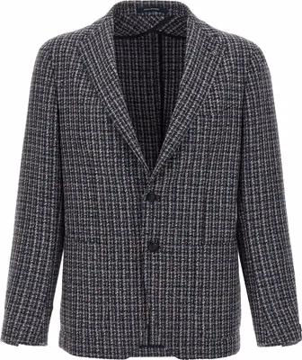 Multicolor Virgin Wool Blazer