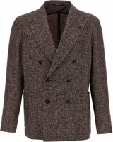 Brown Virgin Wool Blazer 1