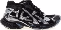 Black Polyethylene Athletic Sneakers 1