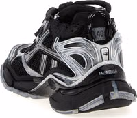 Black Polyethylene Athletic Sneakers 3