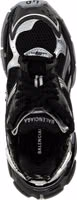 Black Polyethylene Athletic Sneakers 4