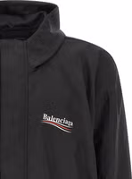 Black Polyester Shell Jacket 3