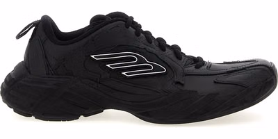 Black Calfskin Athletic Sneakers