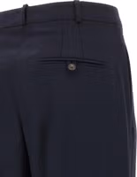 بنطال صوف أزرق بقصة كاجوال 4