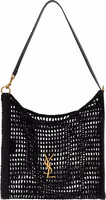 Black Raffia Shoulder Bag 1
