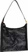 Black Raffia Shoulder Bag 2