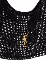 Black Raffia Shoulder Bag 3