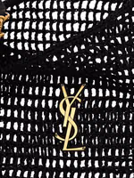 Black Raffia Shoulder Bag 4