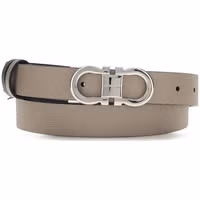 Gray Calf Leather Bos Taurus Regular Belt 1