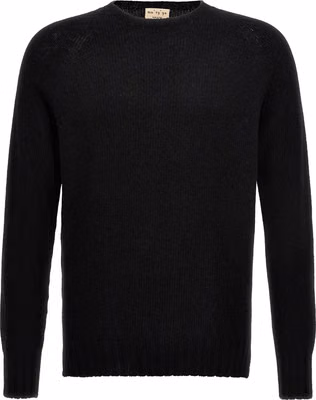 Black Virgin Wool Cardigan